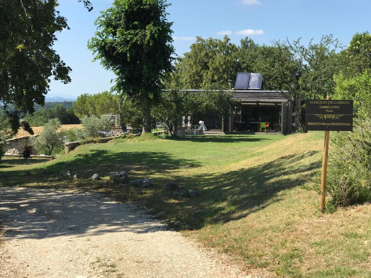 Marquis De Carrou Bed & Breakfast Rochefort-Sanson Exterior foto
